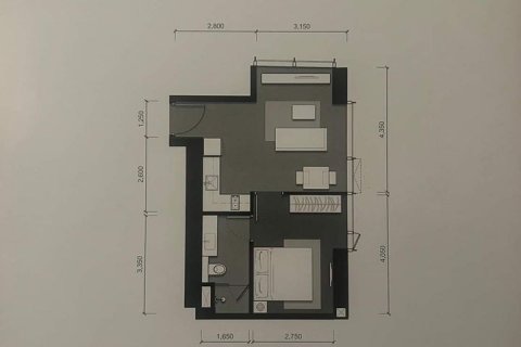 Кондоминиум с 1 спальней в Ян Наве, Бангкок, Таиланд № 143265 - фото 6