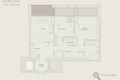 Condo in Sathon, Bangkok, Thailand, 2 bedrooms  № 134020 - photo 9