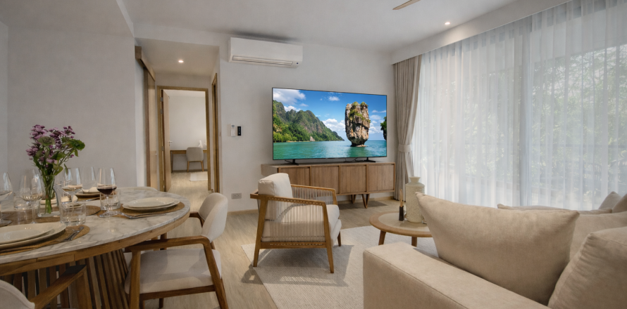 Condo à Phuket, Thaïlande, 3 chambres  № 159018