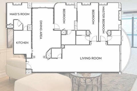 Condo à Bangkok, Thaïlande, 3 chambres  № 162735 - photo 29