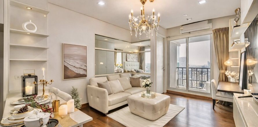 Кондоминиум с 1 спальней в Бангкоке, Таиланд № 162740