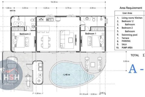 Villa in Ko Samui, Thailand 2 bedrooms № 180030 - photo 17