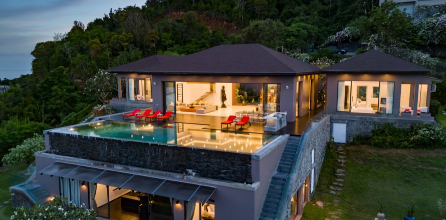 Вилла в Самуи, Таиланд с 5 спальнями  № 137371