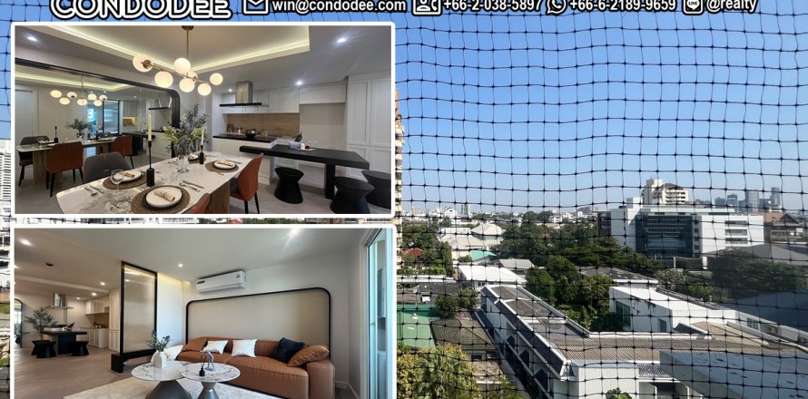 คอนโดมิเนียมในวัฒนา, กรุงเทพฯ, ประเทศไทย, 3 ห้องนอน № 201169