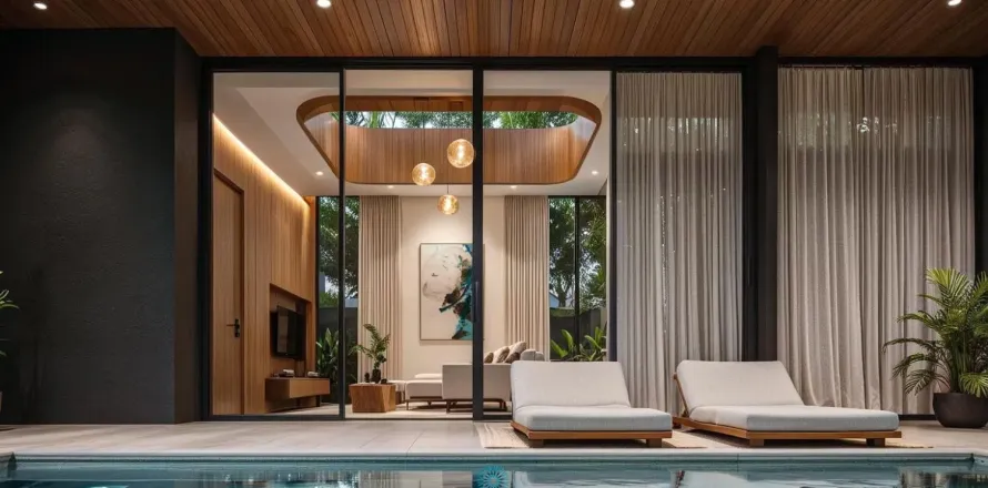 Дом в Банг Тао, Таиланд с 3 спальнями  № 164925