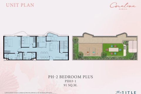 Penthouse à Kathu, Thaïlande 3 chambres № 160358