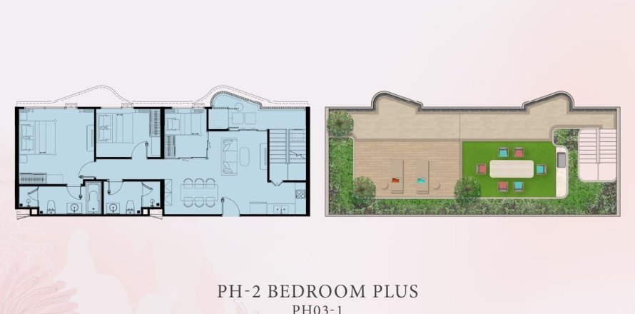 Penthouse à Kathu, Thaïlande 3 chambres № 160358