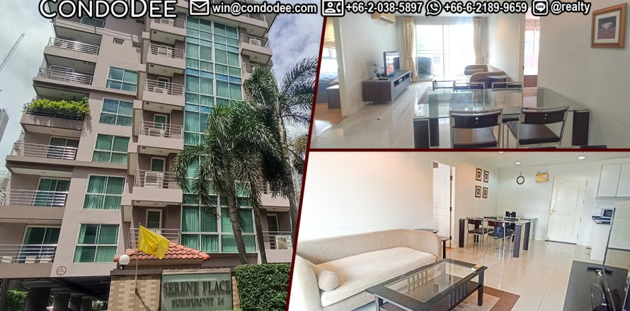 Condo à Khlong Toei, Bangkok, Thaïlande, 2 chambres № 200851