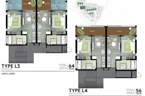 Wohnung in Kamala, Thailand 1 Schlafzimmer № 223399 - Foto 5