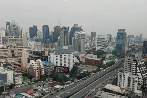 Студия в кондо в Патхум Ване, Бангкок, Таиланд № 156731 - фото 3