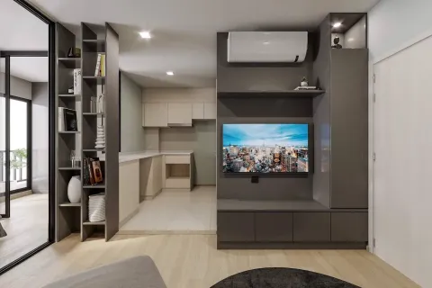 Студия в кондо в Патхум Ване, Бангкок, Таиланд № 156731 - фото 2