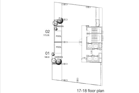 Eigentumswohnung in Bang Lamung, Thailand, 2 Schlafzimmer  № 222506 - Foto 14