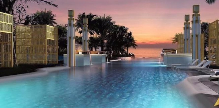 Appartement sur Jomtien Beach, Pattaya, Thaïlande 1 chambre № 194223