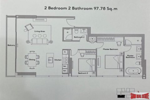 Appartement à Bangkok, Thaïlande 2 chambres № 194219 - photo 5
