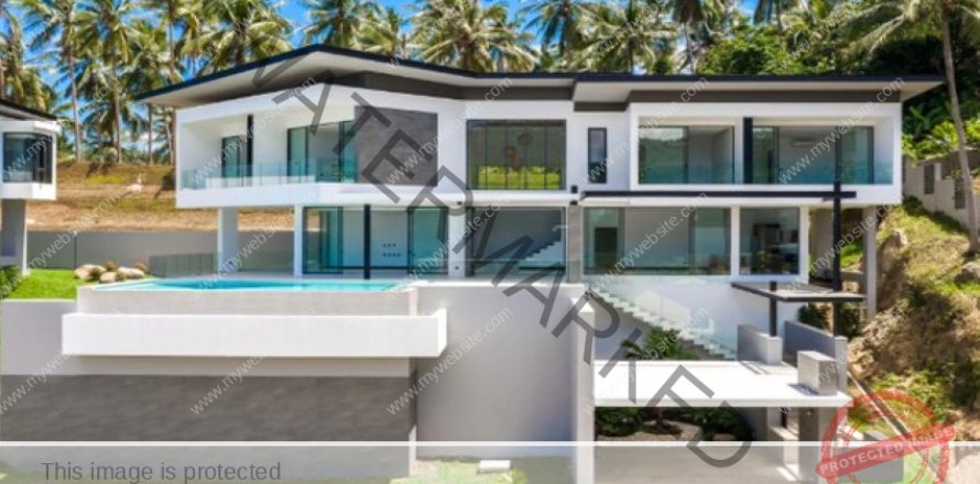 Villa auf Chaweng Beach, Ko Samui, Thailand 5 Schlafzimmer № 222215