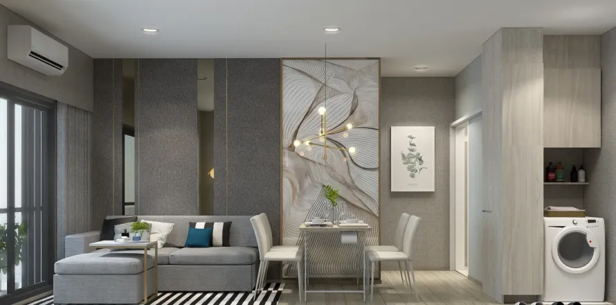 Кондоминиум с 2 спальнями в Банг Каео, Таиланд № 155007