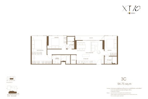 Eigentumswohnung in Bangkok, Thailand, 3 Schlafzimmer № 222473 - Foto 12