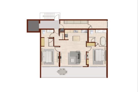Wohnung in Ko Samui, Thailand 2 Schlafzimmer № 222476 - Foto 19