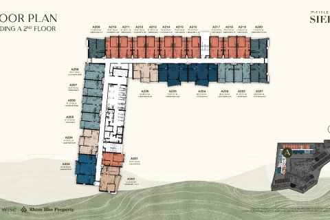 Кондоминиум с 2 спальнями в Банг Тао, Таиланд № 169961 - фото 18