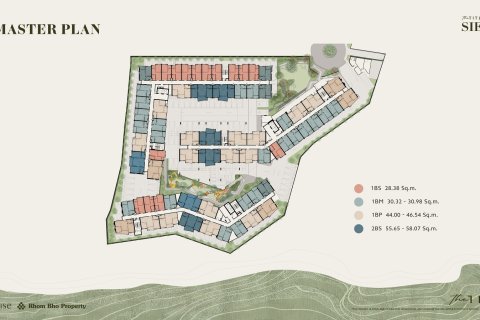 Кондоминиум с 2 спальнями в Банг Тао, Таиланд № 169961 - фото 19
