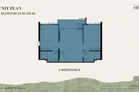 Кондоминиум с 2 спальнями в Банг Тао, Таиланд № 169962 - фото 15