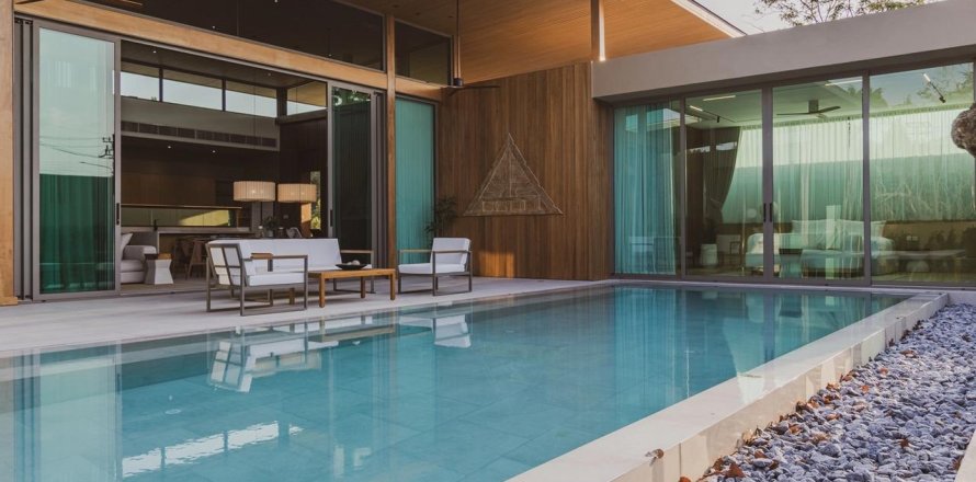 Пентхаус в Пхукете, Таиланд с 4 комнатами  № 150529