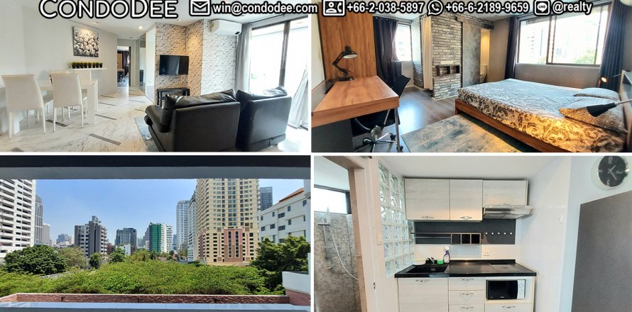Condo à Watthana, Bangkok, Thaïlande, 2 chambres № 201079
