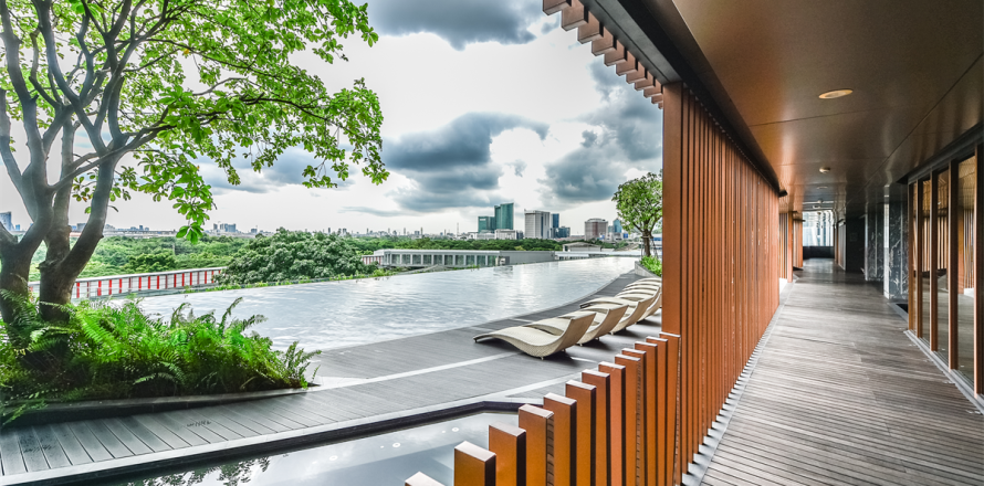 Кондоминиум с 2 спальнями в Бангкоке, Таиланд № 185098