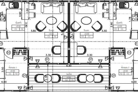 Вилла в Пангане, Таиланд с 1 спальней  № 165632 - фото 14