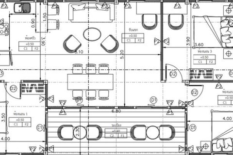 Вилла в Пангане, Таиланд с 3 спальнями  № 165633 - фото 16