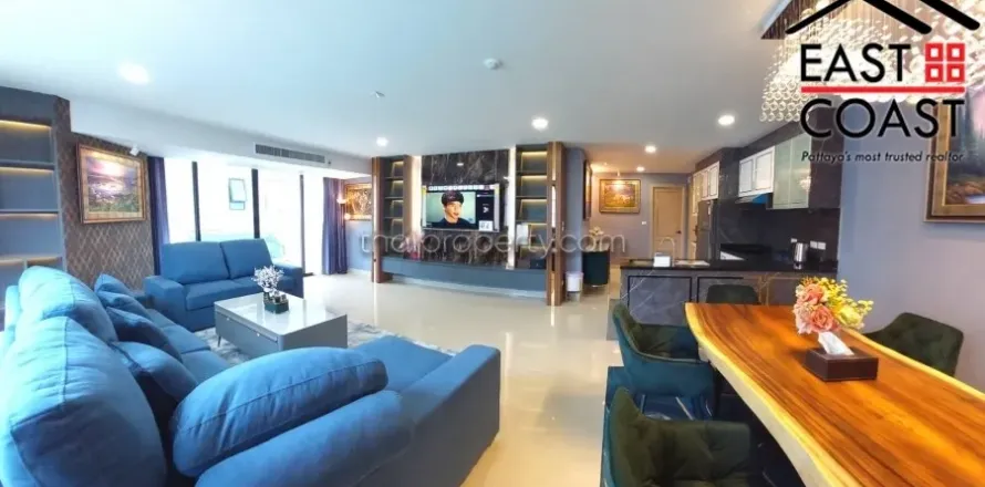 Condominio de 2 dormitorios en Jomtien Beach, Pattaya, Tailandia № 212874