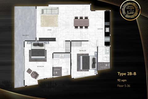 Condo in Pattaya, Thailand, 2 bedrooms  № 165588 - photo 16