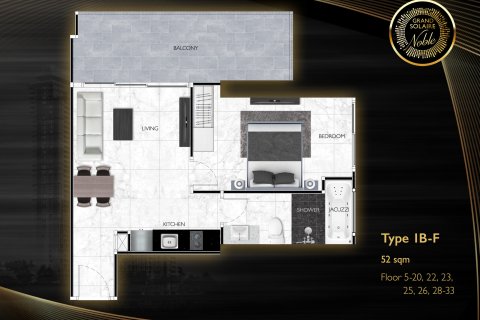 Condo à Pattaya, Thaïlande, 1 chambre  № 165590 - photo 14