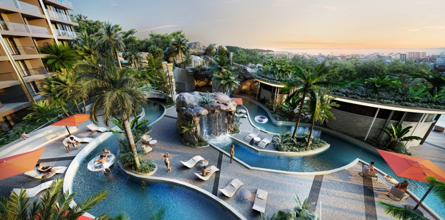 Condo in Pattaya, Thailand, 1 bedroom  № 165592