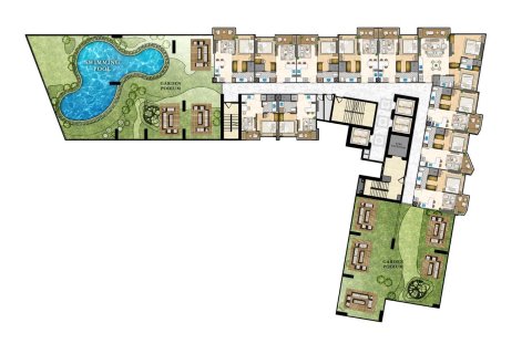 Condo à Pattaya, Thaïlande, 2 chambres  № 165179 - photo 21