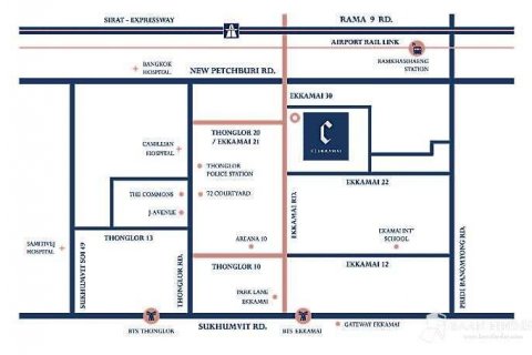 Студия в кондо в Ваттхане, Бангкок, Таиланд № 140751 - фото 3
