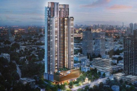 Студия в кондо в Ваттхане, Бангкок, Таиланд № 140751 - фото 1