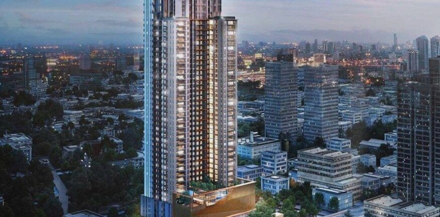 Студия в кондо в Ваттхане, Бангкок, Таиланд № 140751