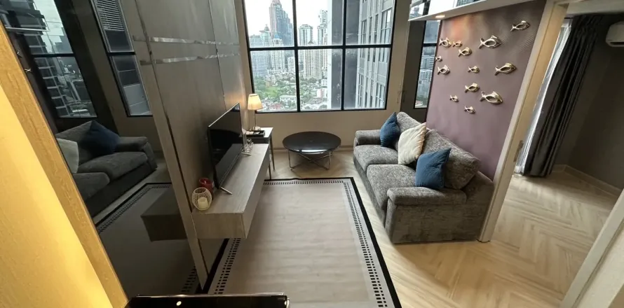 Condo à Sathon, Bangkok, Thaïlande, 2 chambres № 152973
