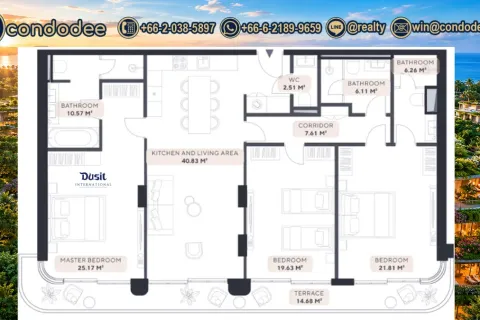 Condo à Bangkok, Thaïlande, 3 chambres № 201884 - photo 9