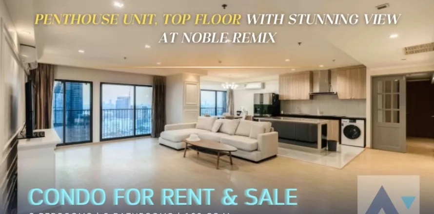 Penthouse in Khlong Toei, Bangkok, Thailand 3 Schlafzimmer № 215478