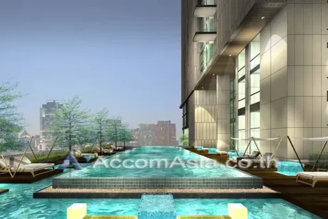 Dúplex de 1 dormitorio en Ratchathewi, Bangkok, Tailandia № 217479