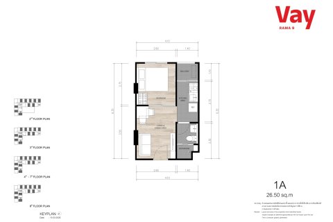 Eigentumswohnung in Bangkok, Thailand, 1 Schlafzimmer № 222626 - Foto 10