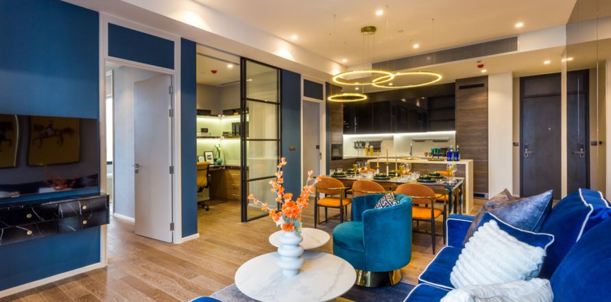 Condo à Bangkok, Thaïlande, 2 chambres  № 181166