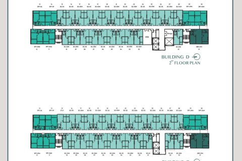 Кондоминиум с 2 спальнями в Бангкоке, Таиланд № 165036 - фото 16