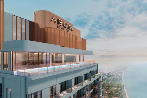 Studio dans le Condo à Pattaya, Thaïlande  № 145226 - photo 15