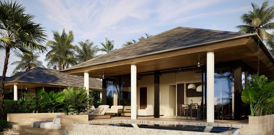Villa à Koh Pha Ngan, Thaïlande 2 chambres № 165500