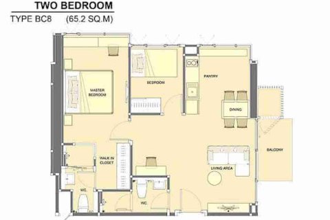 Condo in Bangkok, Thailand, 2 bedrooms № 183457 - photo 6
