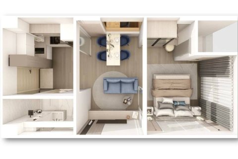 Студия в кондо в Пхукете, Таиланд № 167227