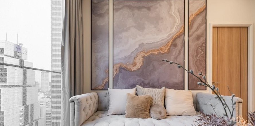 Condo à Sathon, Bangkok, Thaïlande, 2 chambres  № 159453